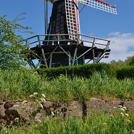 Windmill Windlust in Brouwershaven by Rob Pols
