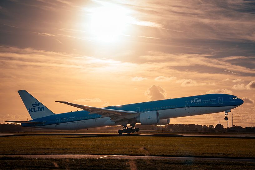KLM-Flugzeug Schiphol von iwan faber