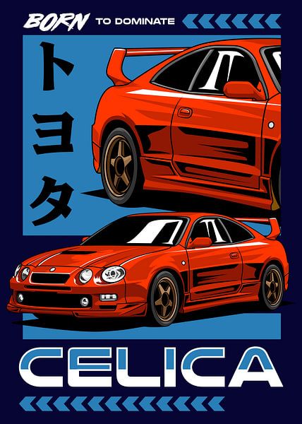 Toyota Celica GT 4 Car by Adam Khabibi