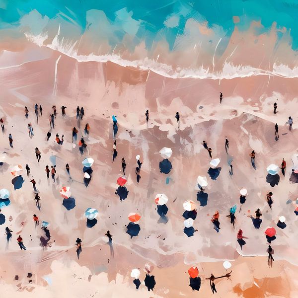 TW living - beach abstract - two par TW living