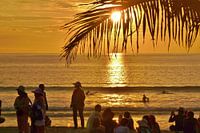 Zonsondergang op Bali.