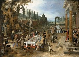 An Outdoor Banquet, Sebastiaen Vrancx