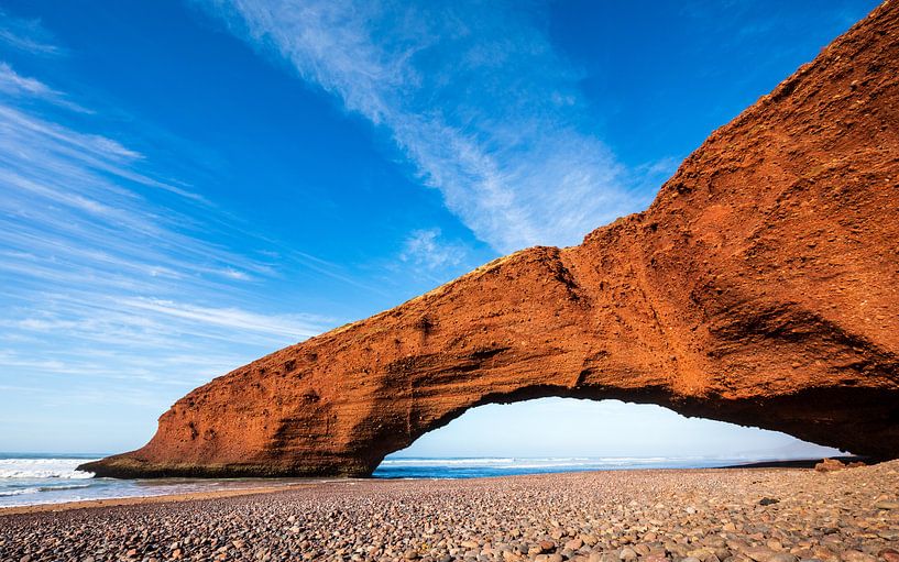 Rotsboog Legzira-strand, Marokko van VIDEOMUNDUM