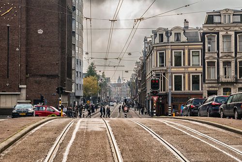 De entree van de Pijp in Amsterdam. van Don Fonzarelli