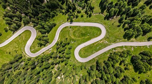 Bergroute door de Dolomieten van Achim Thomae Photography