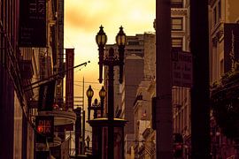 Abend in San Francisco von Liesbeth Vogelzang
