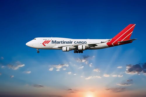 Martinair Cargo Boeing 747-412BCF, vrachtvliegtuig. Reg.nummer PH-MPS
