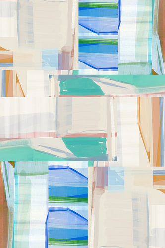 Rustgevende abstracte lagen