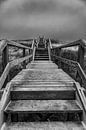 Stairway to heaven - Eine Holztreppe über die Dünen von Sylt von Stephan Zaun Miniaturansicht