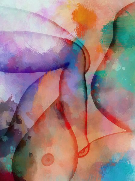 Woman and her colors 2 by Georgia Chagas