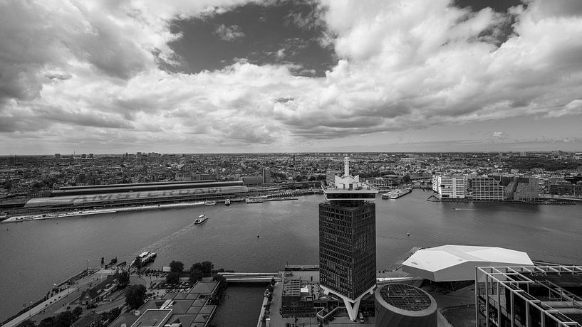 Panorama auf Amsterdam von Peter Bartelings
