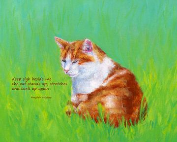 Tiefe Entspannung Katzen Haiku English