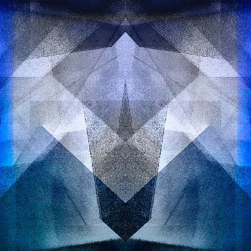 Blauwe Art Deco Stad