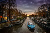 Zonsondergang in Amsterdam 
