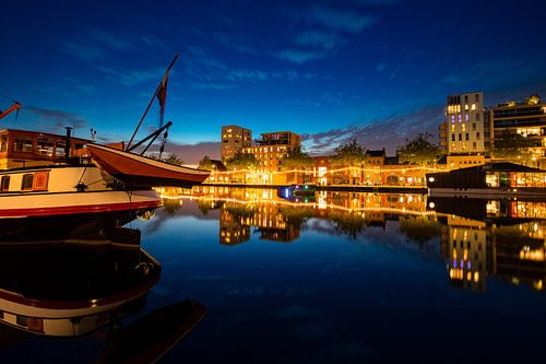 Zonsondergang Piushaven Tilburg