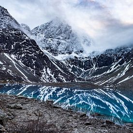 Blåisvatnet (Blauer See), Norwegen von Harald Stein