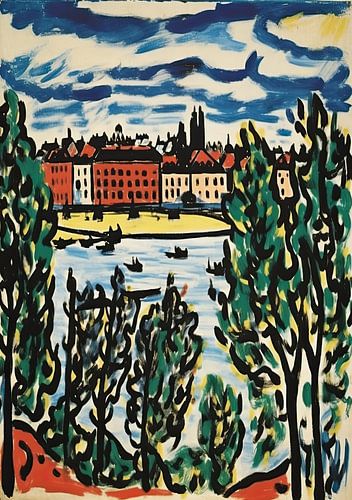 Stockholm poster art print mural wall art