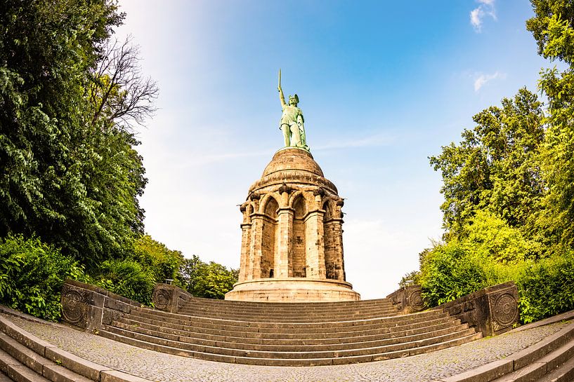 Het Hermann-monument bij Detmold van Günter Albers