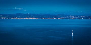 Le lac de Constance en soirée sur Martin Wasilewski