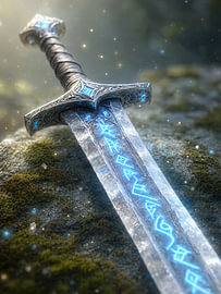 Runic Blade of Ice by Markus Gann