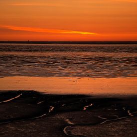 Lauwersoog shortly after sunset by Arjan Dijksterhuis