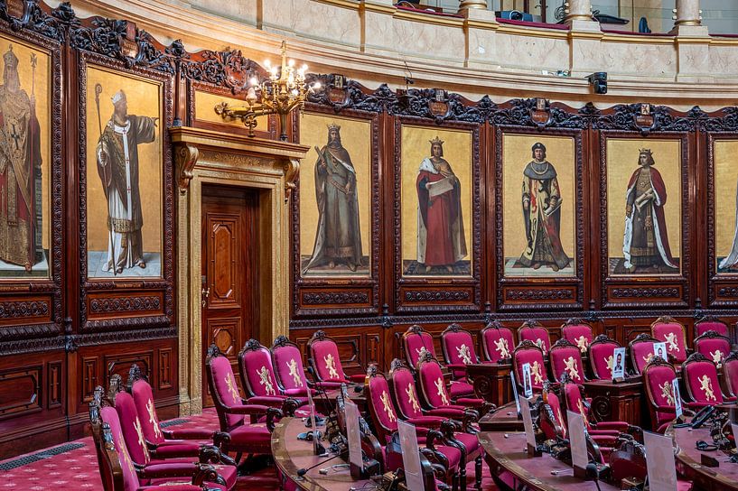 Senate of Belgium hemisphere by Werner Lerooy