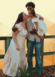 A Mother’s Tender Kiss by Low Profile