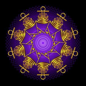 Kristallmandala-Saint Germain