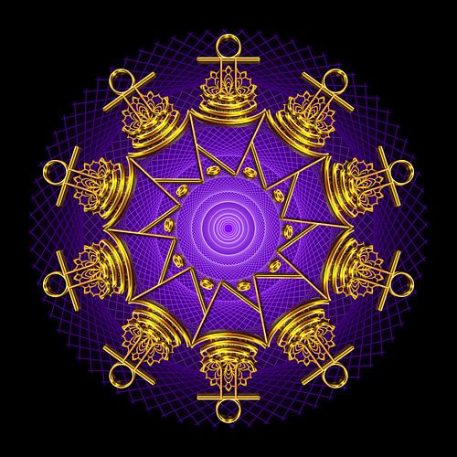 Kristallen Mandala-Saint Germain