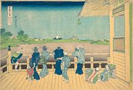 Sazai-Saal im Tempel der fünfhundert Arhats, Katsushika Hokusai von Meisterhafte Meister Miniaturansicht