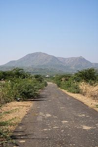 Ländliche Landschaft auf dem Weg nach Bhuj