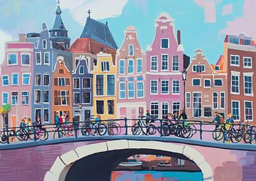 Painting Amsterdam by Abstract Painting