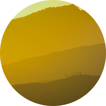 zonsondergang in de Italiaanse bergen van Jaco Verheul