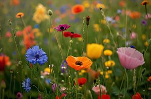 Wildblumen in der Natur