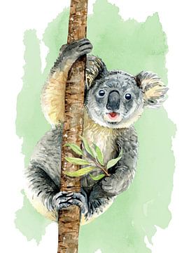 Koala van Printed Artings