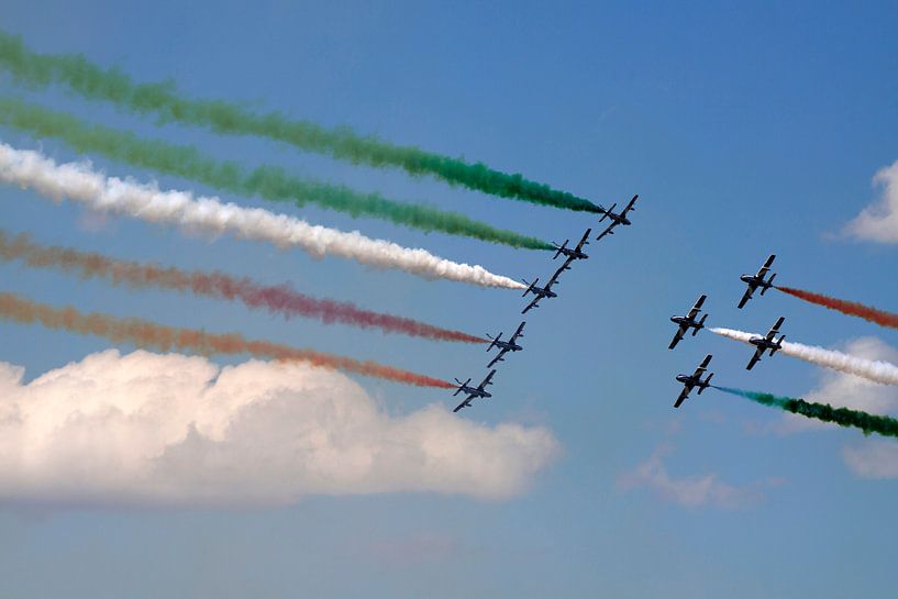 Italiaanse luchthow  van Maurice de vries