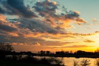 Clouds at sunset