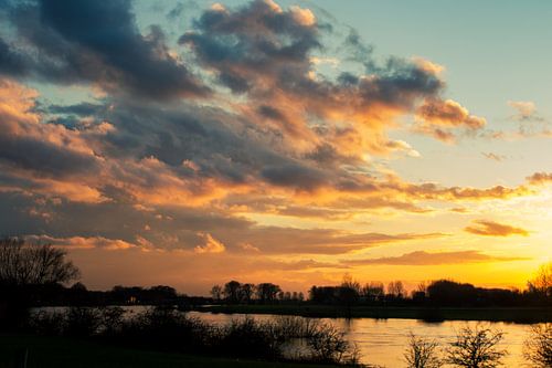 Wolken bei Sonnenuntergang