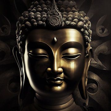 Goldener Buddha von Bianca ter Riet