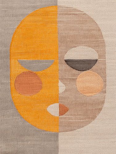 Bohemian portrait in earth tones