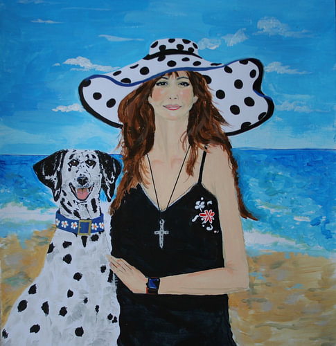 A summery polka-dot day with Livia and Dex