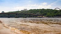 On the banks of the Dnieper River, Kyiv