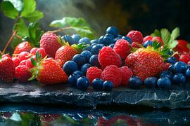 Berry mix arrangement by Poster Art Shop