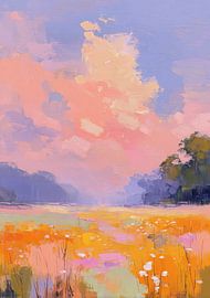 Blumenfeld im Traumlicht von Niklas Maximilian