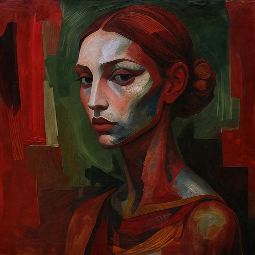 Gedurfd portret van een vrouw