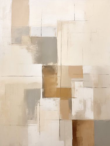 Abstract shapes in soft autumn colours