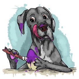 Ostern Deutsche Dogge von Antiope33