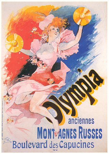 Jules Chéret - Anciennes Montagnes Russes. Olympia