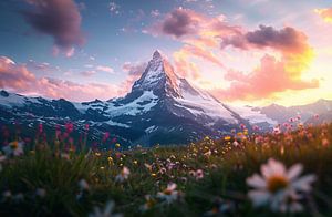 Alpenglühen: Sommerabendzauber