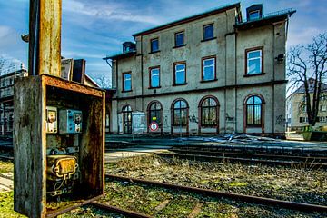 Bahnhof Rochlitz Überreste von Johnny Flash